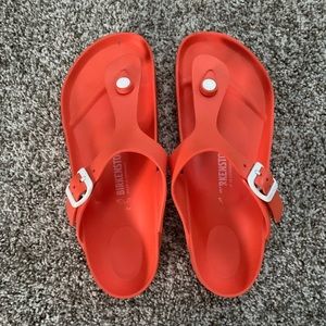 Orange Birkenstock’s